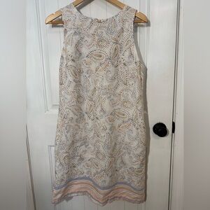Rachel Ashwell Paisley Patterned Sleeveless linen Dress